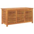 vidaXL Záhradný úložný box s mriežkami 113x50x56 cm masívna akácia