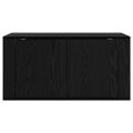 vidaXL Nástenná skriňa pre TV 80 x 34.5 x 40 cm Čierny dub