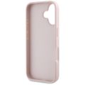 Puzdro Guess Hardcase PU Grained Big 4G a Classic Logo pre iPhone 16 6,1" Ružové