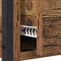 vidaXL Konzolový stôl Staré drevo 100 x 40 x 75 cm Kompozitné drevo