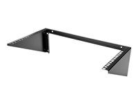 19 in - Steel - Vertical Mounting Bracket for Networking and Data Equipment (RK619WALLV) - Držiak na montáž na stenu - čierna - 6U - 19"