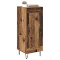 vidaXL Servírovacia skriňa Staré drevo 34,5 x 34 x 90 cm