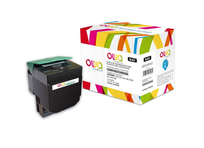 OWA Armor toner kompatibilný s Lexmark C540H1KG, 2500st, čierna/black