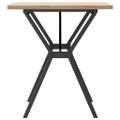 vidaXL Jedálenský stolík v tvare Y 70x70x75,5 cm borovica a oceľ