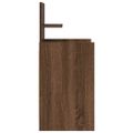 vidaXL Nočné skrinky s 2 zásuvkami 2 ks hnedý dub 38x34x80 cm