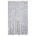 vidaXL Záves proti hmyzu, biely a sivý 118x220 cm, ženilka