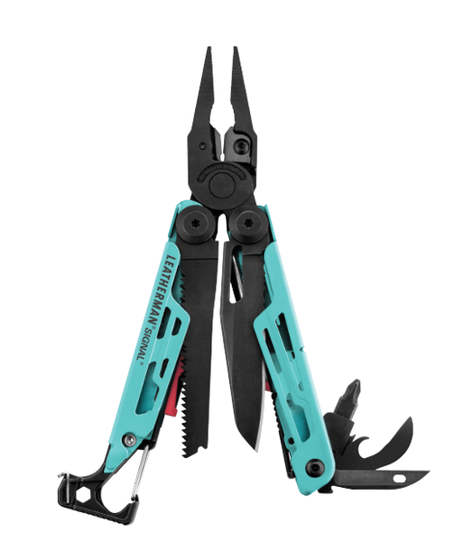 Leatherman 832733 SIGNAL AQUA BLUE multifunkčný nástroj 19 funkcií, modrá