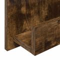 vidaXL Regál na časopisy Dymová dub 43 x 11 x 102 cm Kompozitné drevo