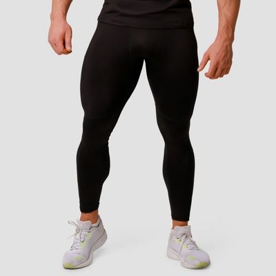 Bežecké legíny Pulse Black - GymBeam, veľkosť XXL, veľkosť oblečenia XXL