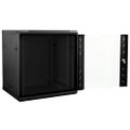 vidaXL Sieťový kabinet s úložiskom Čierna 60 x 45 x 65 cm Oceľ