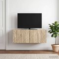 vidaXL Nástenná TV skrinka 78,5 x 41 x 30 cm Dub sonoma