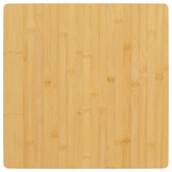 vidaXL Stolová doska 50x50x2,5 cm bambus