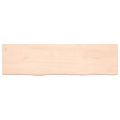 vidaXL Kúpeľňová doska 180x50x(2-4) cm neošetrený masív