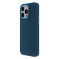 Satin Elegant Case pre iPhone 14 Pro 6,1" tmavomodrý