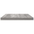 vidaXL Nástenné police 8 ks sivé sonoma 40x20x1,5 cm kompozitné drevo
