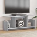 vidaXL TV stolík 102 x 35 x 45 cm Sivý Sonoma Kompozitné drevo