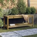 vidaXL Záhradná lavica 108x35x45 cm impregnovaná borovica