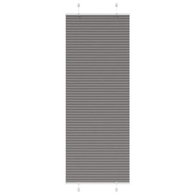 vidaXL plisovaná roleta antracit 75x200 cm Šírka látky 74,4 cm