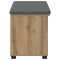vidaXL Predsieňová lavica Remeselný Dub 80 x 38 x 46 cm