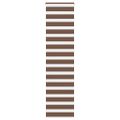 vidaXL Zebra roleta hnedá 65x230 cm šírka látky 60,9 cm polyester