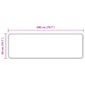vidaXL Behúň MARSA Viacfarebný 50 x 200 cm Polyester a PVC
