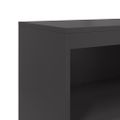 vidaXL Vysoká skrinka čierna 68,5x38,5x123,5 cm oceľ
