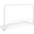 vidaXL Futbalové bránky so sieťami 2 ks 182x61x122 cm oceľové biele
