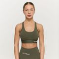 Športová podprsenka Combat Olive Grey - GymBeam, veľkosť L