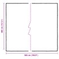 vidaXL Priehľadná plachta s okami 4x5 m Polyetylén