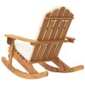vidaXL Adirondack Hojdacie kreslo s vankúšmi masívne akáciové drevo