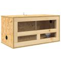 vidaXL Terárium Hnedá 60 x 30 x 80 cm OSB