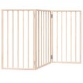 vidaXL Skladacia brána pre psa, 3 panely, 150 cm, topoľové drevo