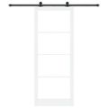 vidaXL Posuvné dvere ORKDAL Biela 93 x 232 cm