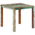 vidaXL Jedálenský stôl 82x80x76 cm recyklovaný masív