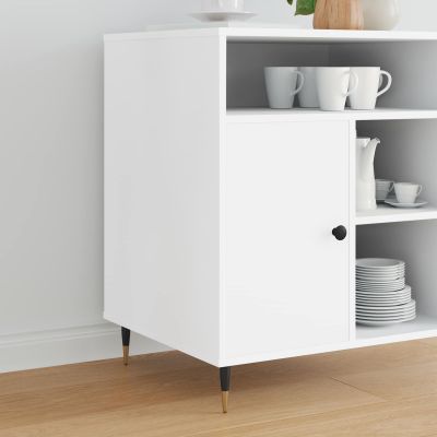 vidaXL Nohy nábytku 12 pcs Čierna a zlatá Ø 40 x 98 mm Železo