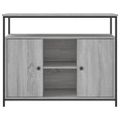 vidaXL Komoda sivá sonoma 100x35x80 cm kompozitné drevo