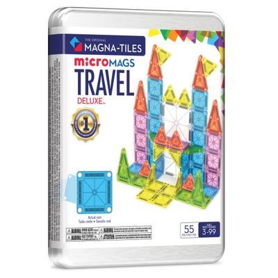 Magnetická stavebnica Travel Set Deluxe 55 dielov
