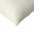 vidaXL Vankúše na pohovku 2 pcs Krémová 120 x 40 cm Kordúrová tkanina