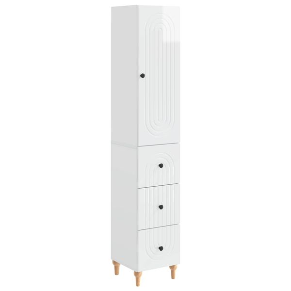 vidaXL Sada skríň 2 pcs 33 x 34,5 x 90 cm Kompozitné drevo