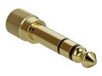 Audio adaptér - mini-phone stereo 3.5 mm so zdierkami (samica) do stereo jack so zdierkami (samica)