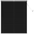 vidaXL Žalúzia Čierny 150 x 120 cm 25 mm PVC