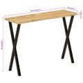 vidaXL Konzolový stolík so živou hranou 105x33x76cm mangovníkový masív