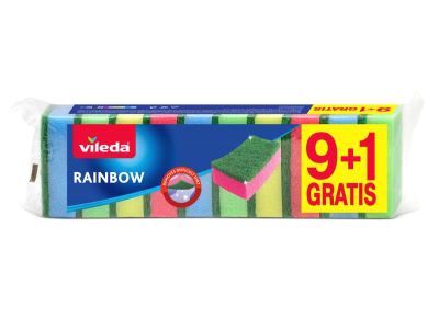 Hubka VILEDA Rainbow 173842  9+1ks