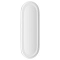 vidaXL Zrkadlo do kúpeľne s LED Priehľadná 40 x 15 cm tvrdené sklo