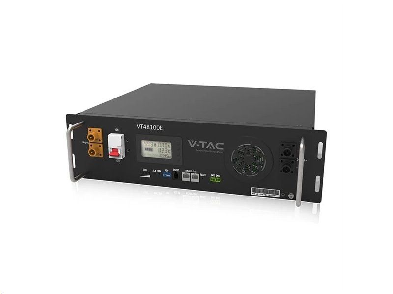 Batéria V-TAC VT-48100E-P2 /51,2V/100A/5,12kWh modul do racku