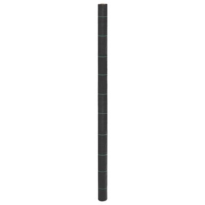 vidaXL Membrána proti burine čierna 2x25 m PP