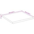 vidaXL Stolová doska živá hrana 60x60x2,5 cm masívny surový mangovník