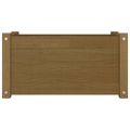 vidaXL Záhradný kvetináč medovo-hnedý 60x31x31 cm borovicový masív