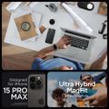 Puzdro Spigen Ultra Hybrid Magsafe pre iPhone 15 Pro Max 6,7" matná čierna