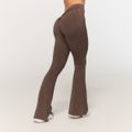 Dámske V-back nohavice Fierce Cappuccino - GymBeam, veľkosť L